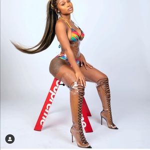 Transparent Gianvito Rossi Boots